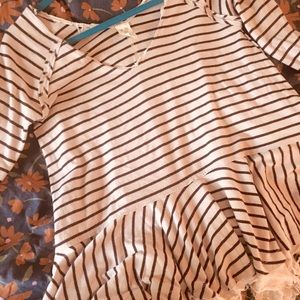 Free People ribbed long sleeve top